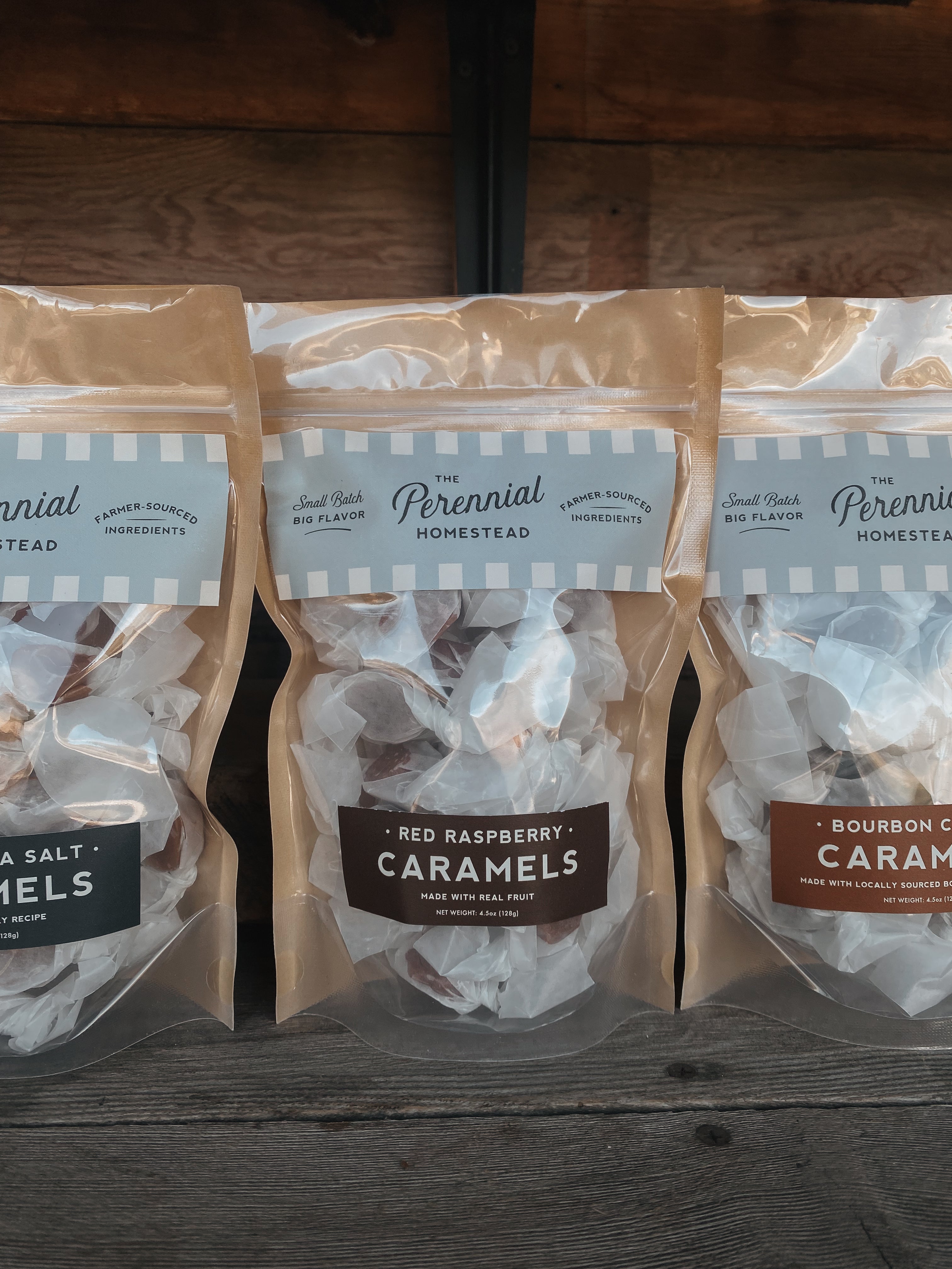 Red Raspberry Caramels