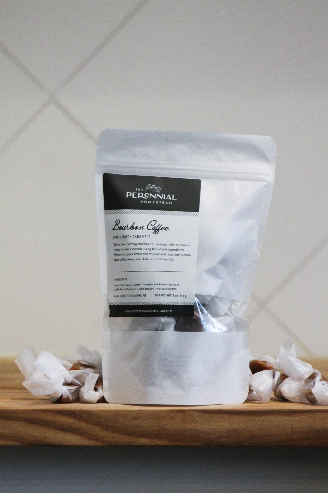 Bourbon Coffee Caramels