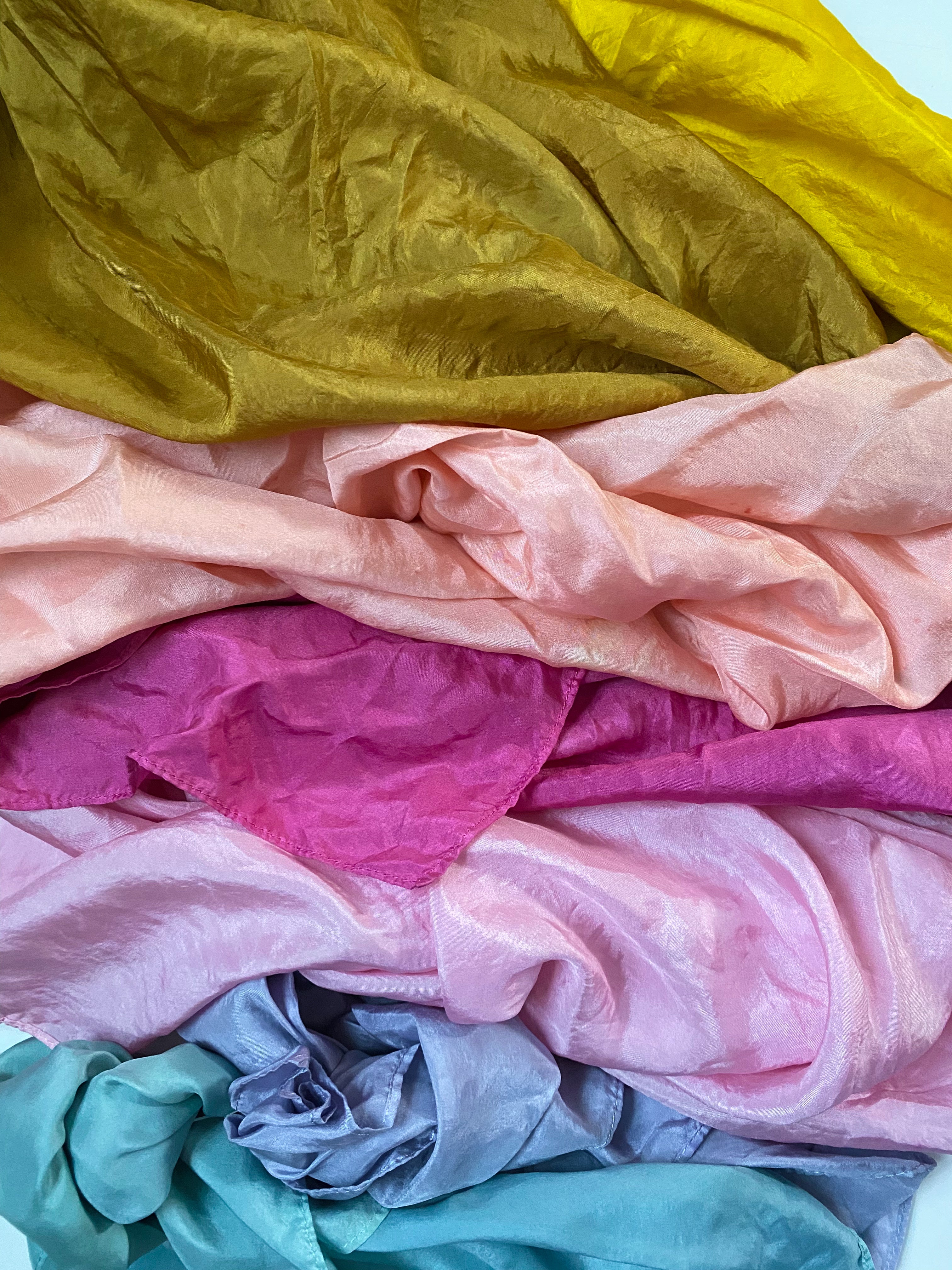 Botanically Dyed Silk Scarf