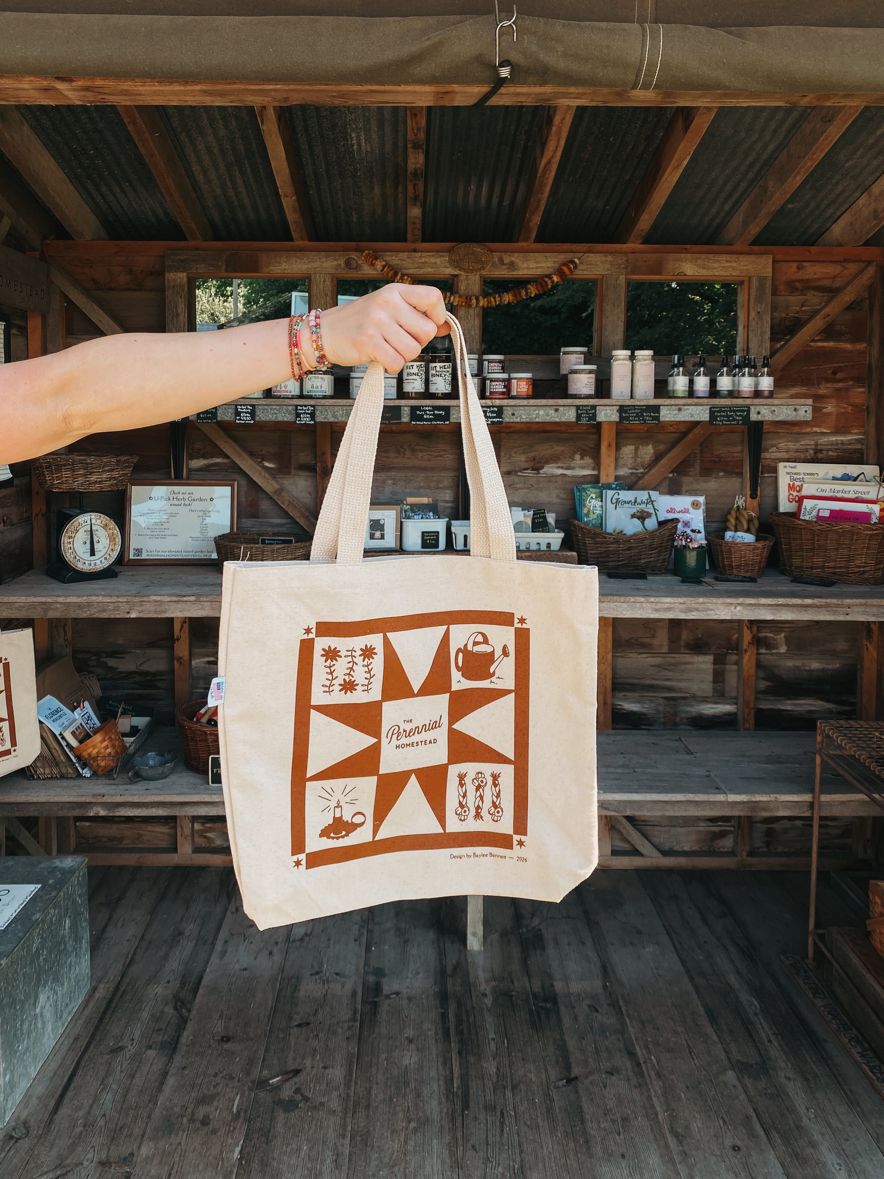 Perennial Homestead Tote Bag