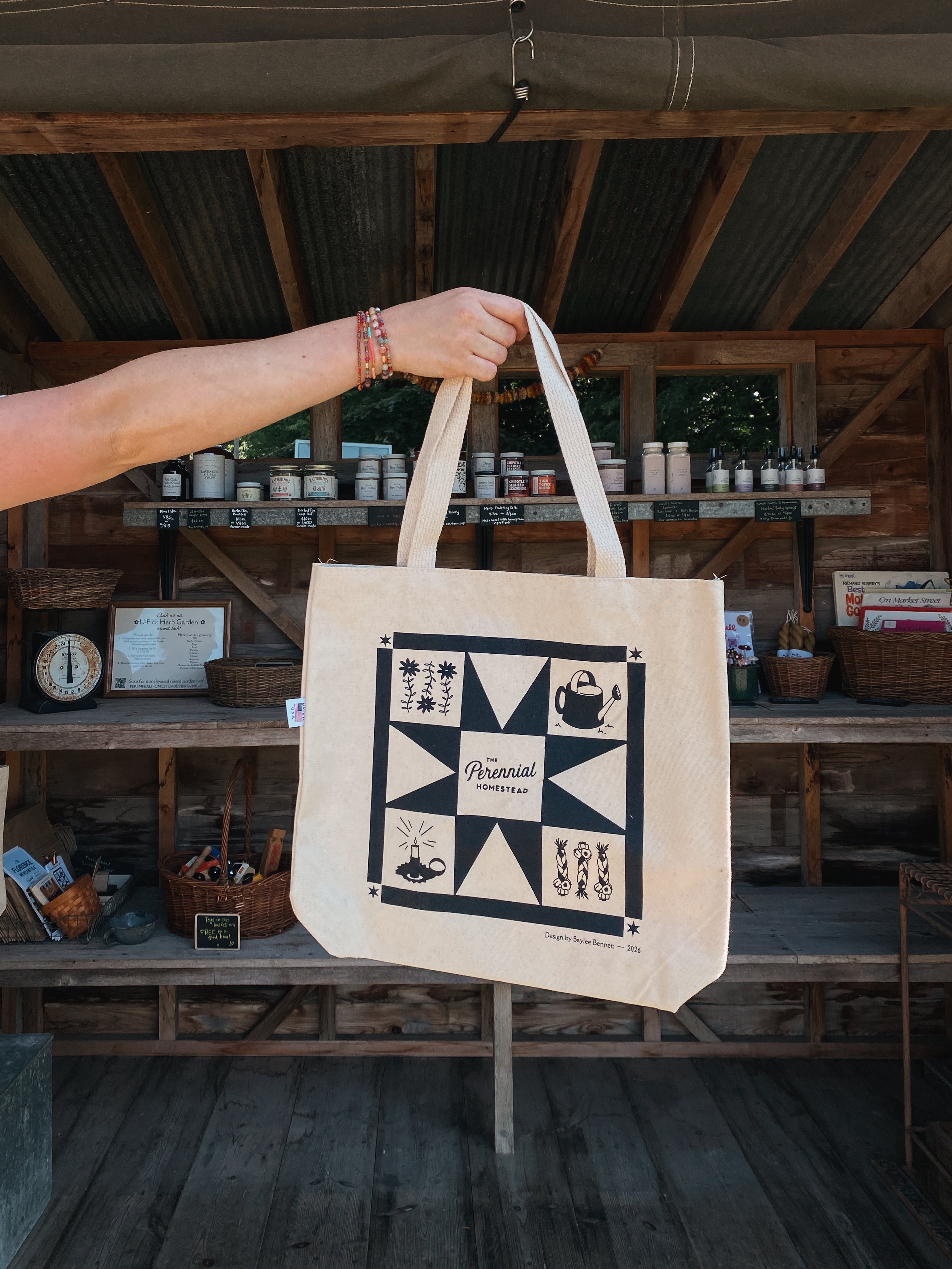 Perennial Homestead Tote Bag