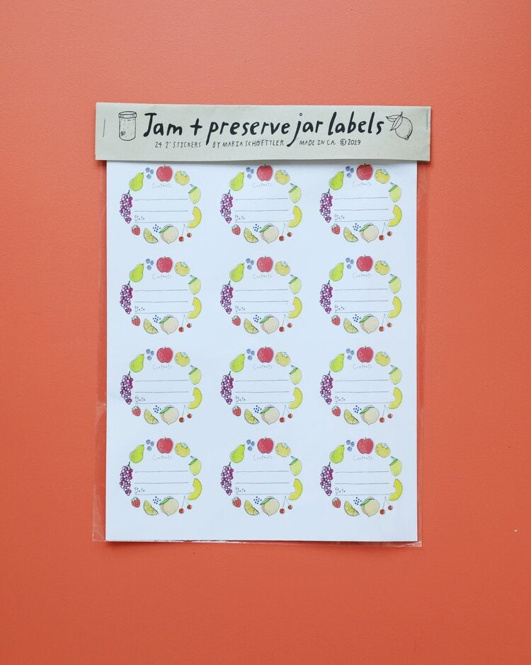 Jam & Preserves Jar Labels