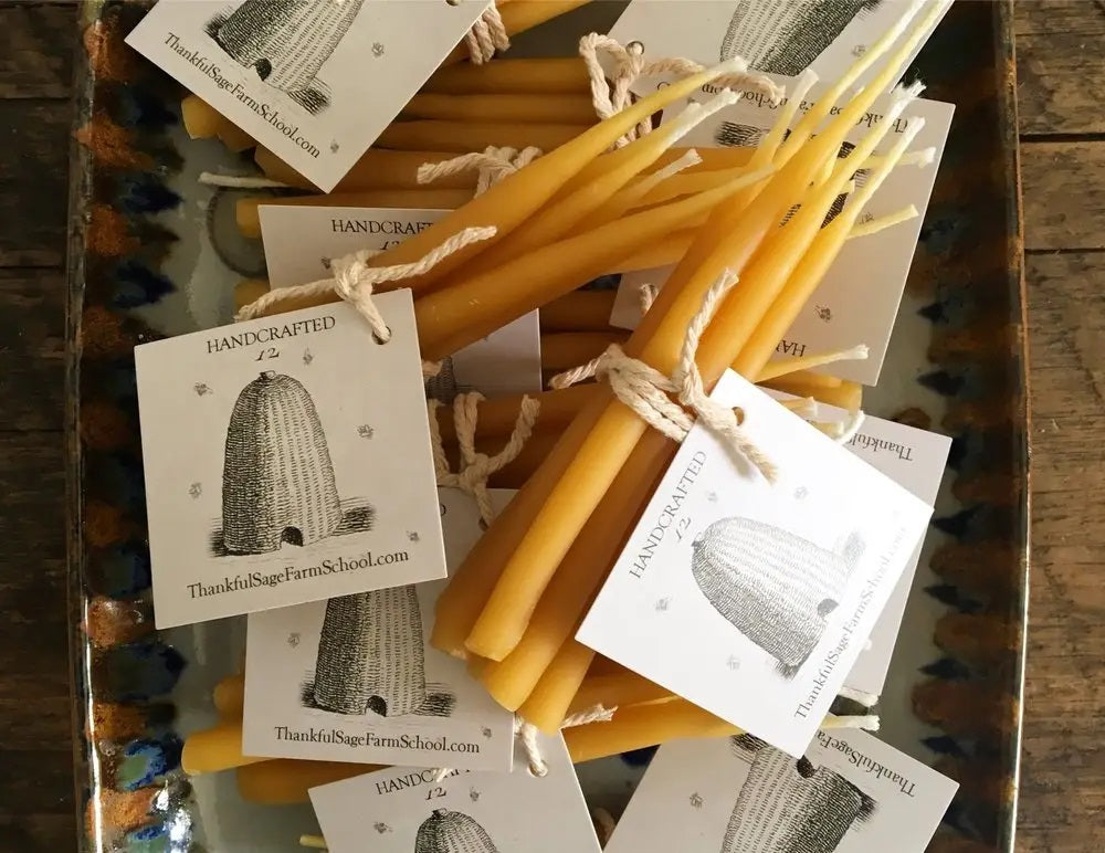 Beeswax Birthday Candles