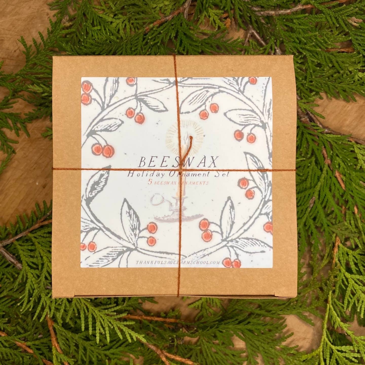 Pure Beeswax Ornament Set