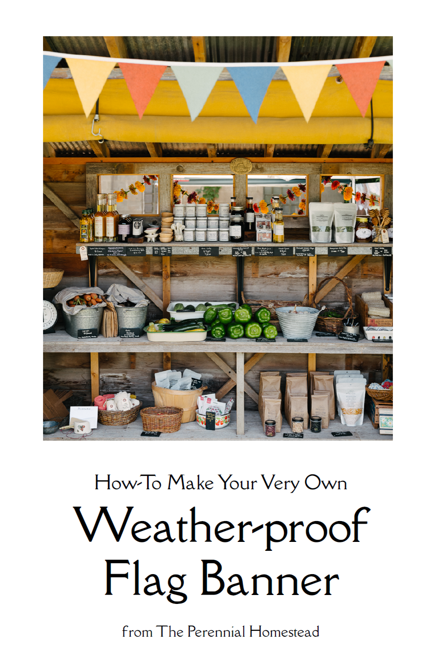 DIY Weather-proof Flag Banner - Tutorial