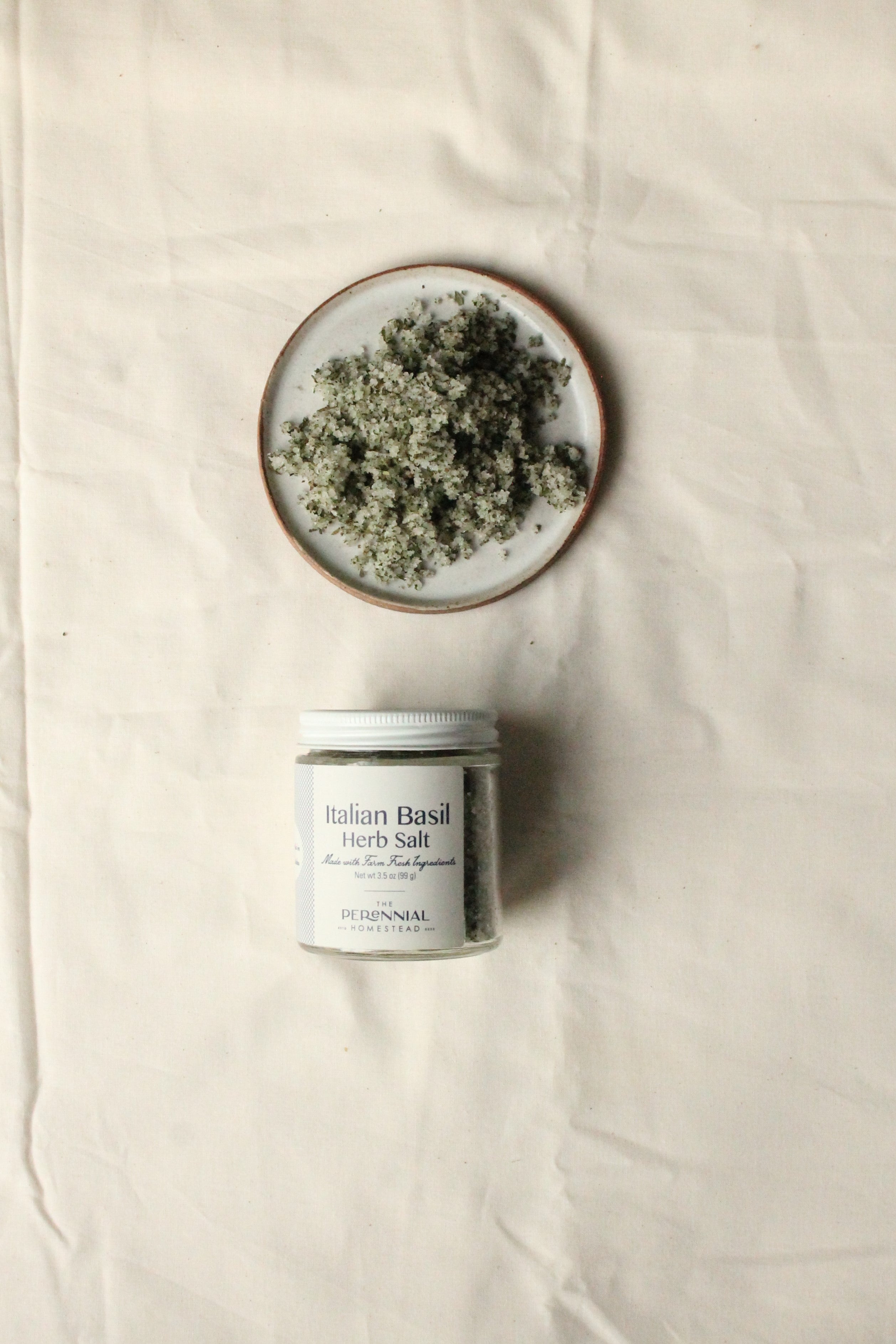 Case of Italian Basil Finishing Salt - 12 jars