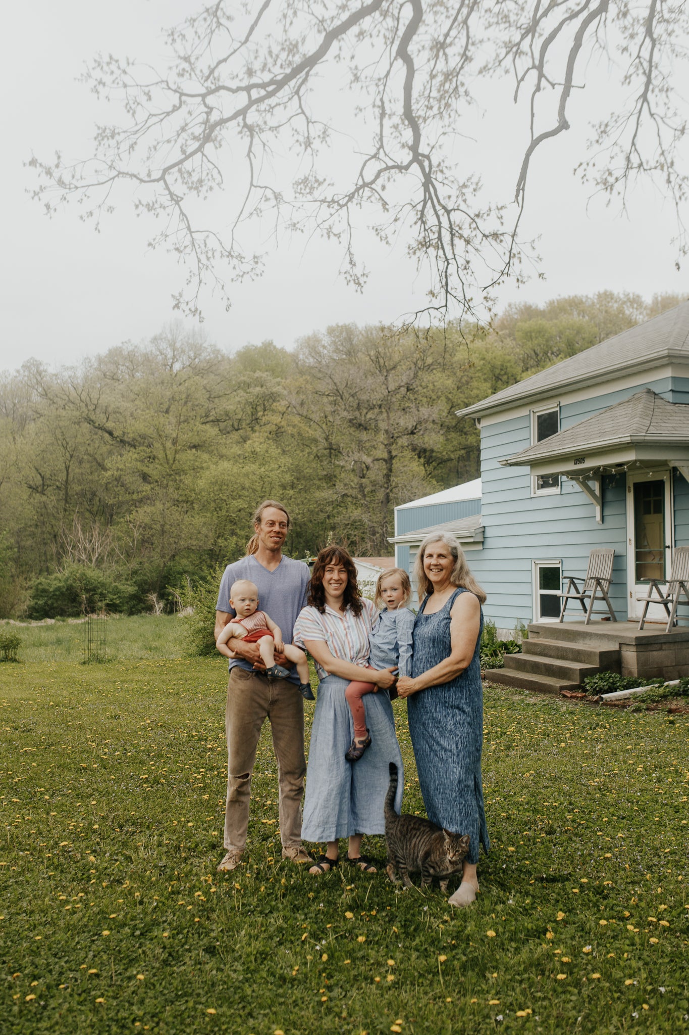 Yahnke Family at the Perennial Homestead