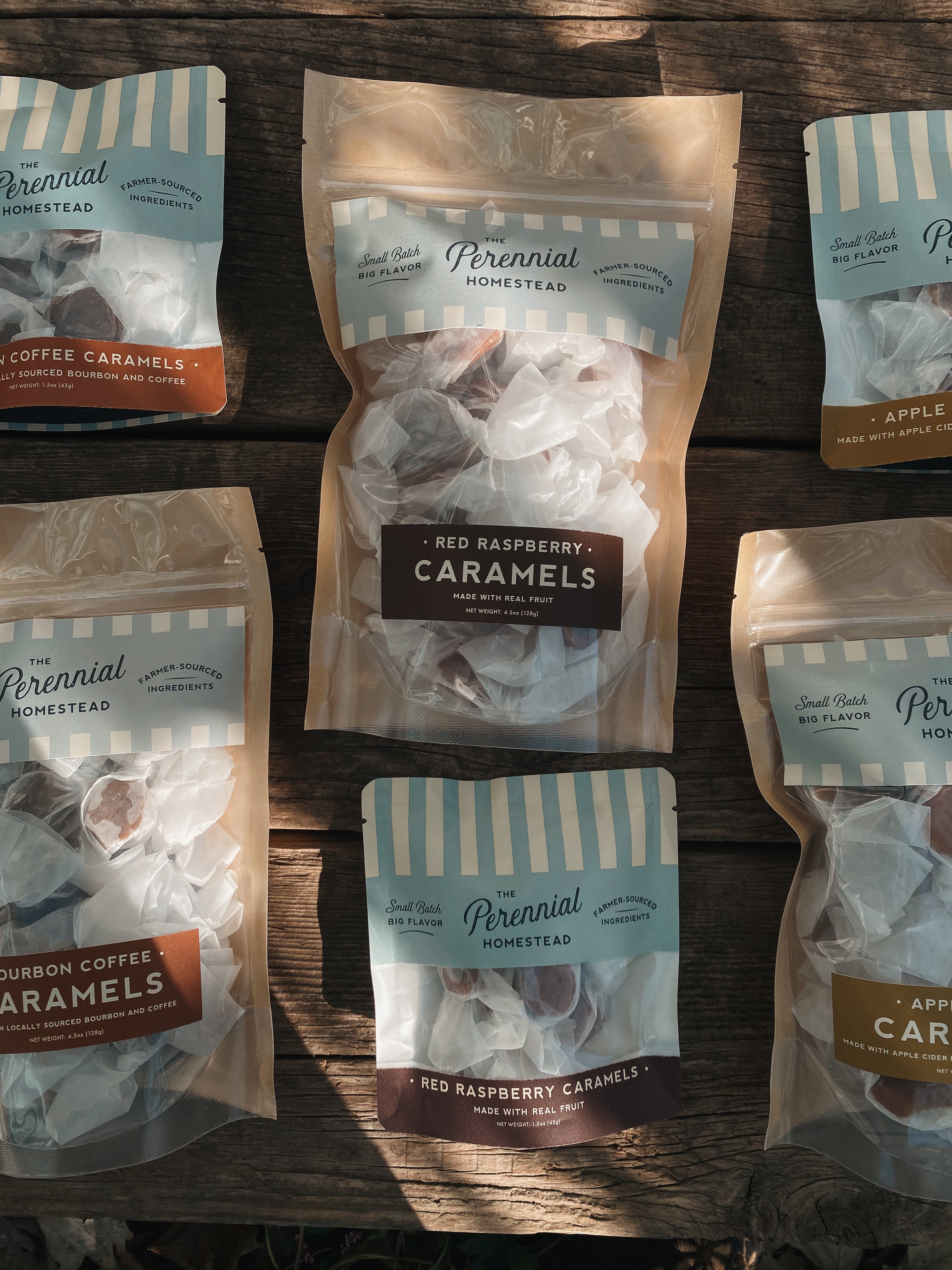 Case of Red Raspberry Caramel Bags - 10 Bags