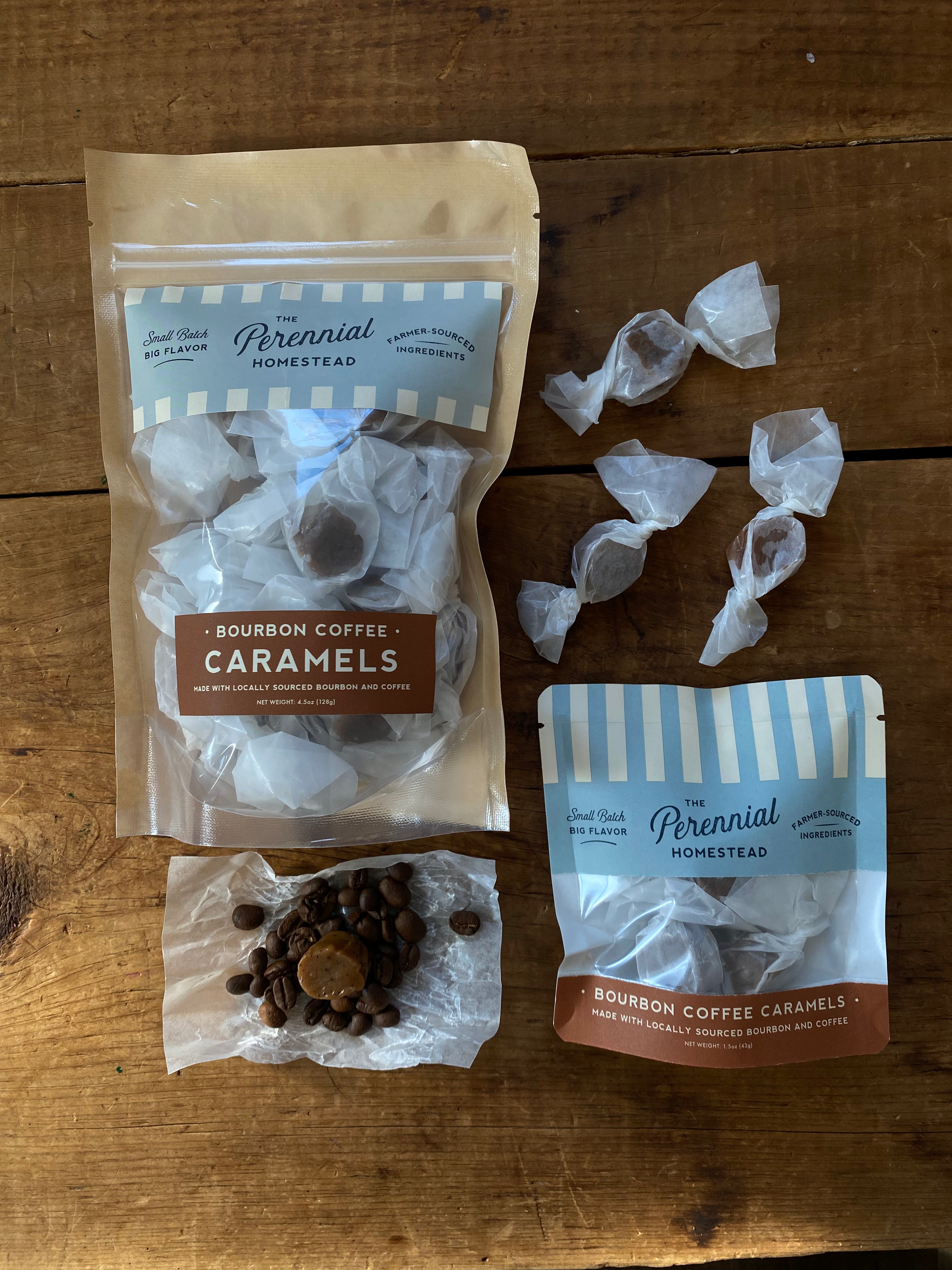 Case of Bourbon Coffee Caramel Gift Bags - 10 Bags