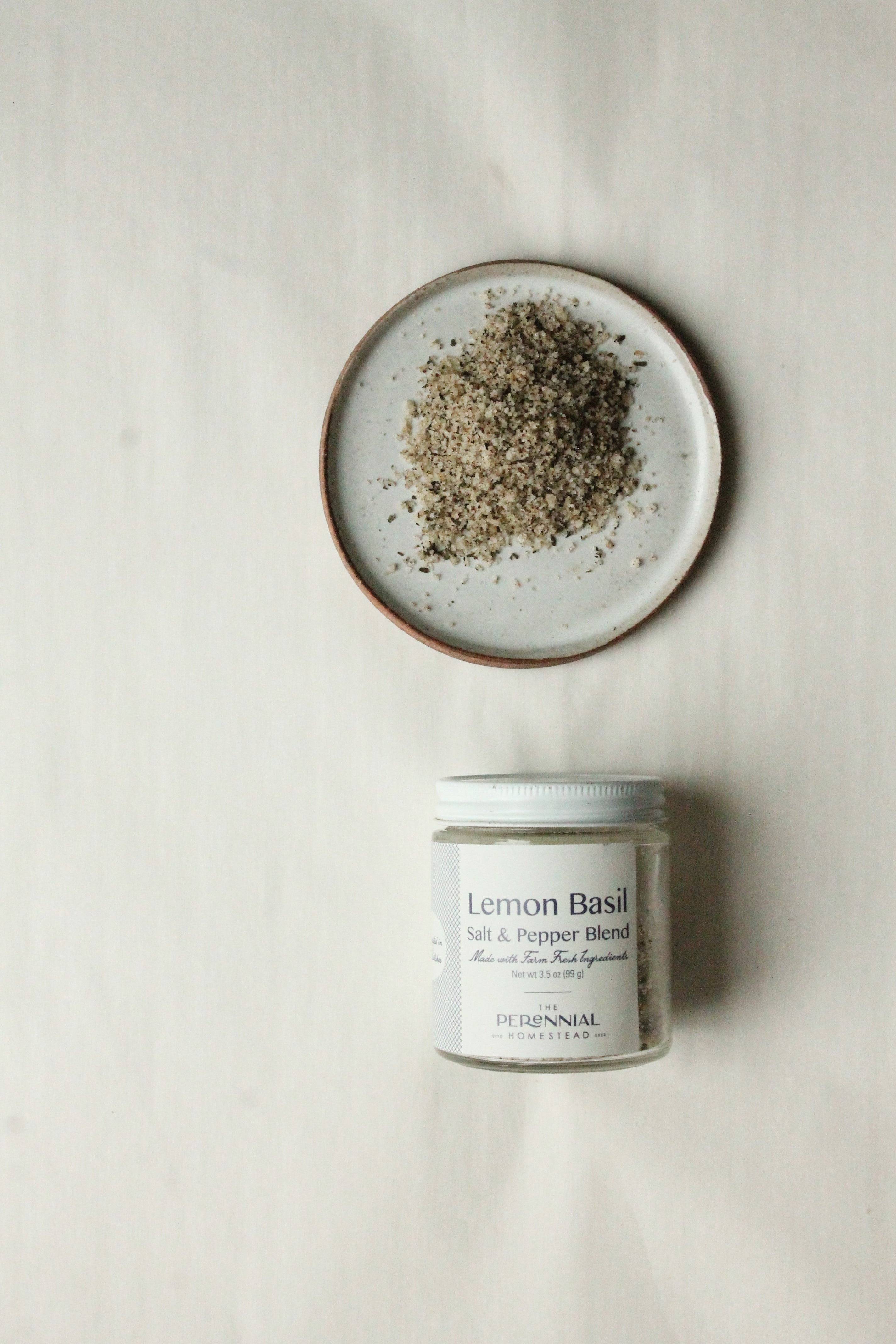 Lemon Basil Salt & Pepper Blend