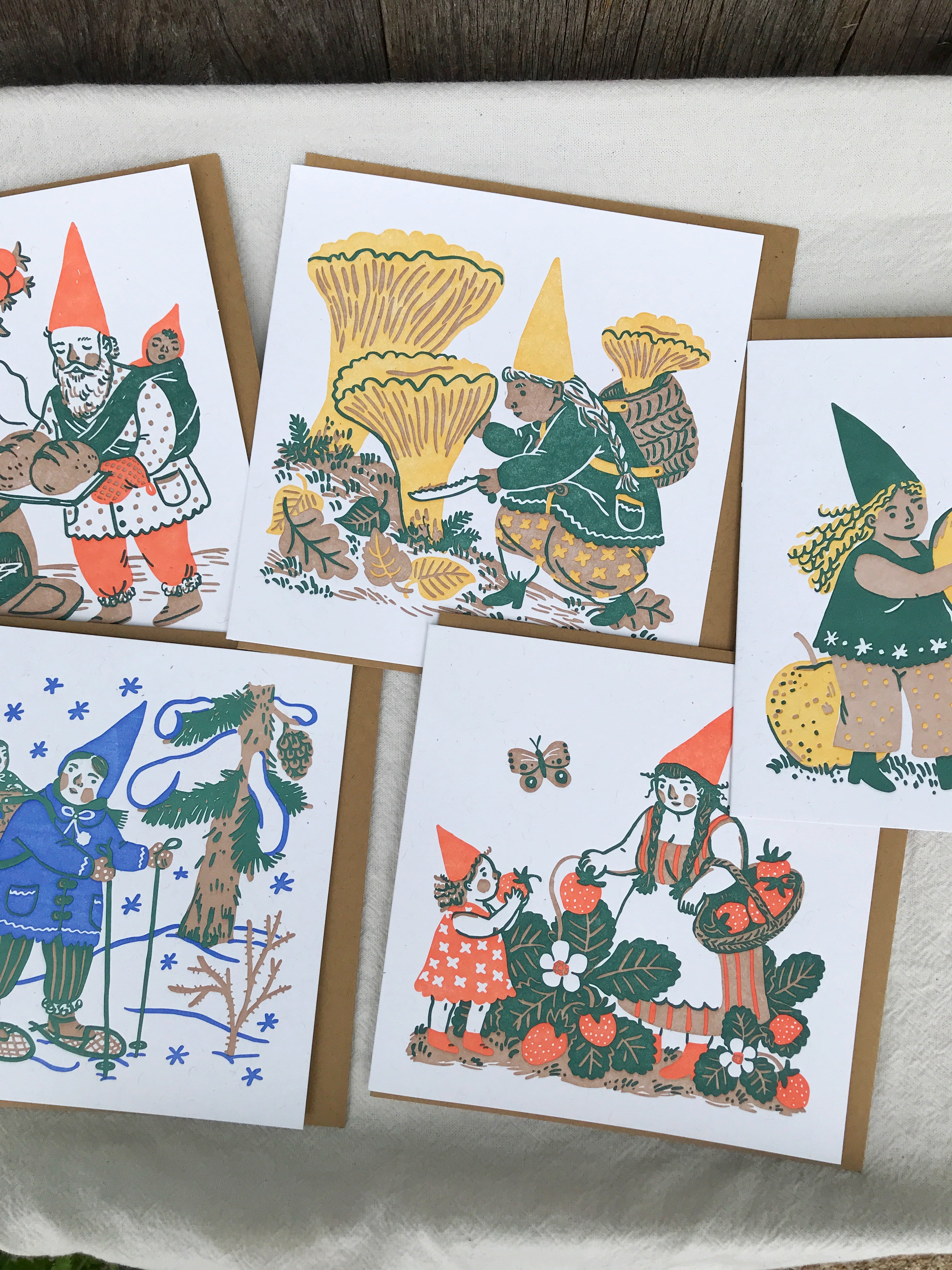 Gnome Greeting Cards