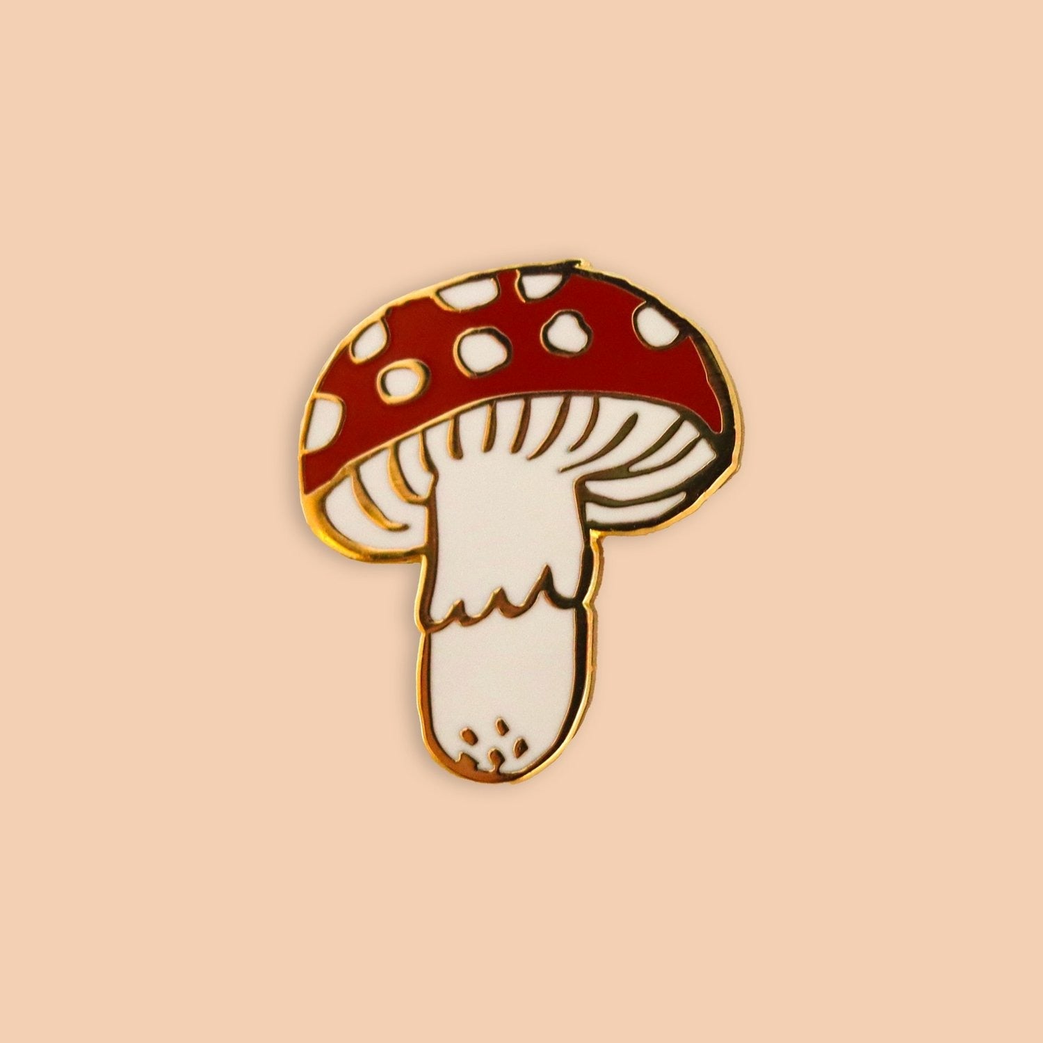 Amanita Mushroom Enamel Pin