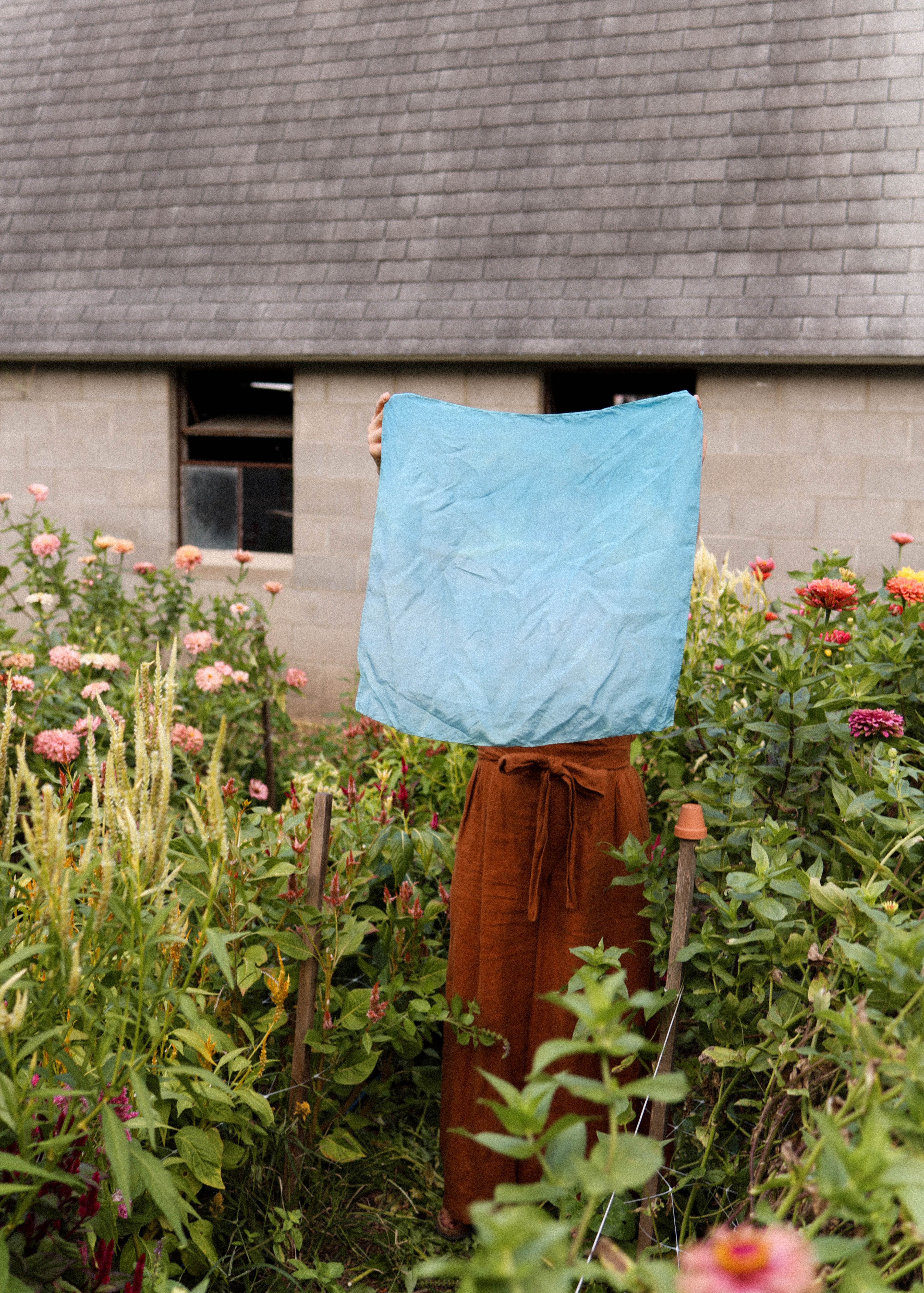Botanically Dyed Silk Scarf