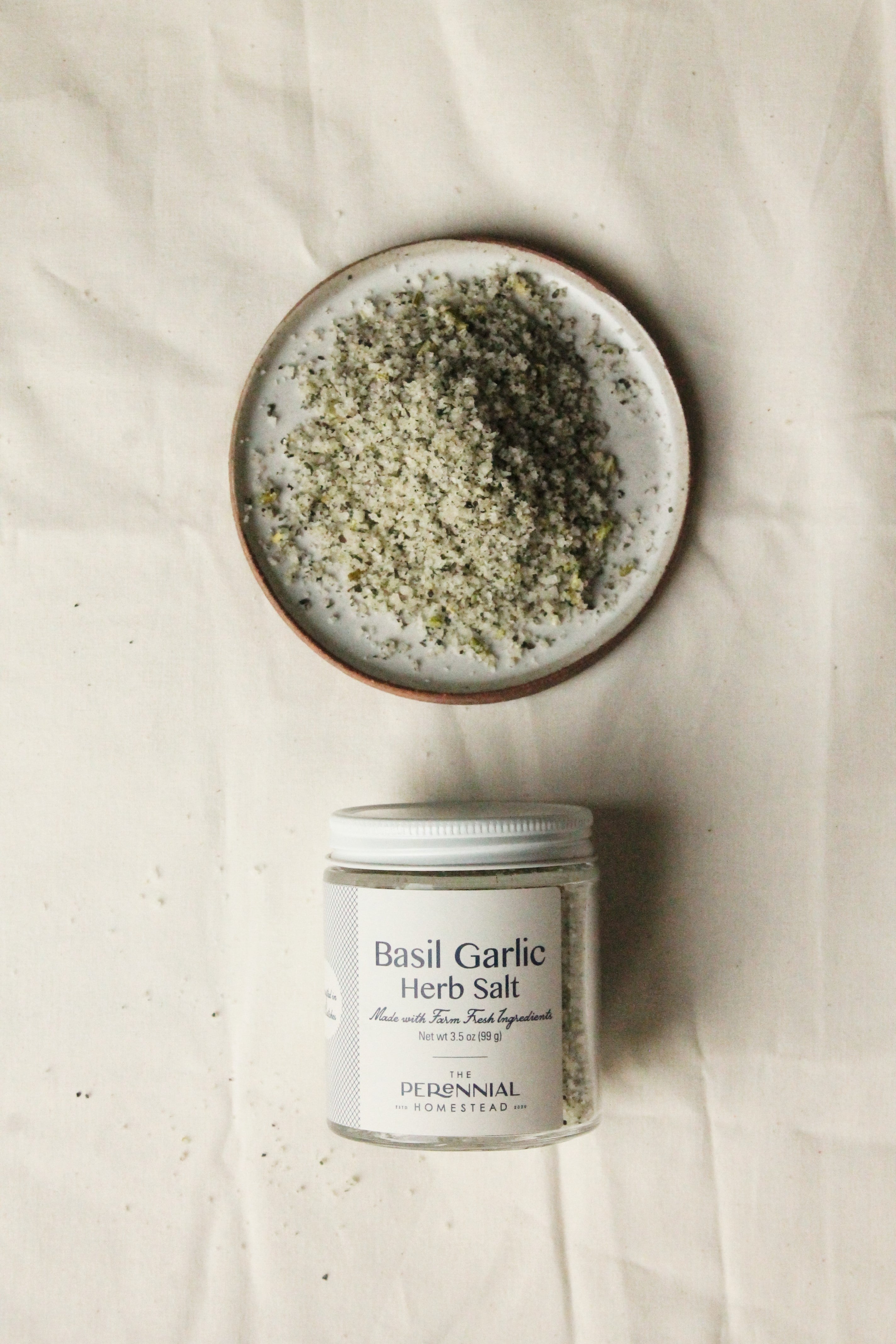 Case of Basil Garlic Finishing Salt - 12 Jars