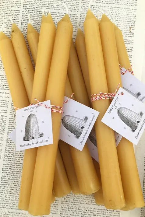 Beeswax Taper Candles