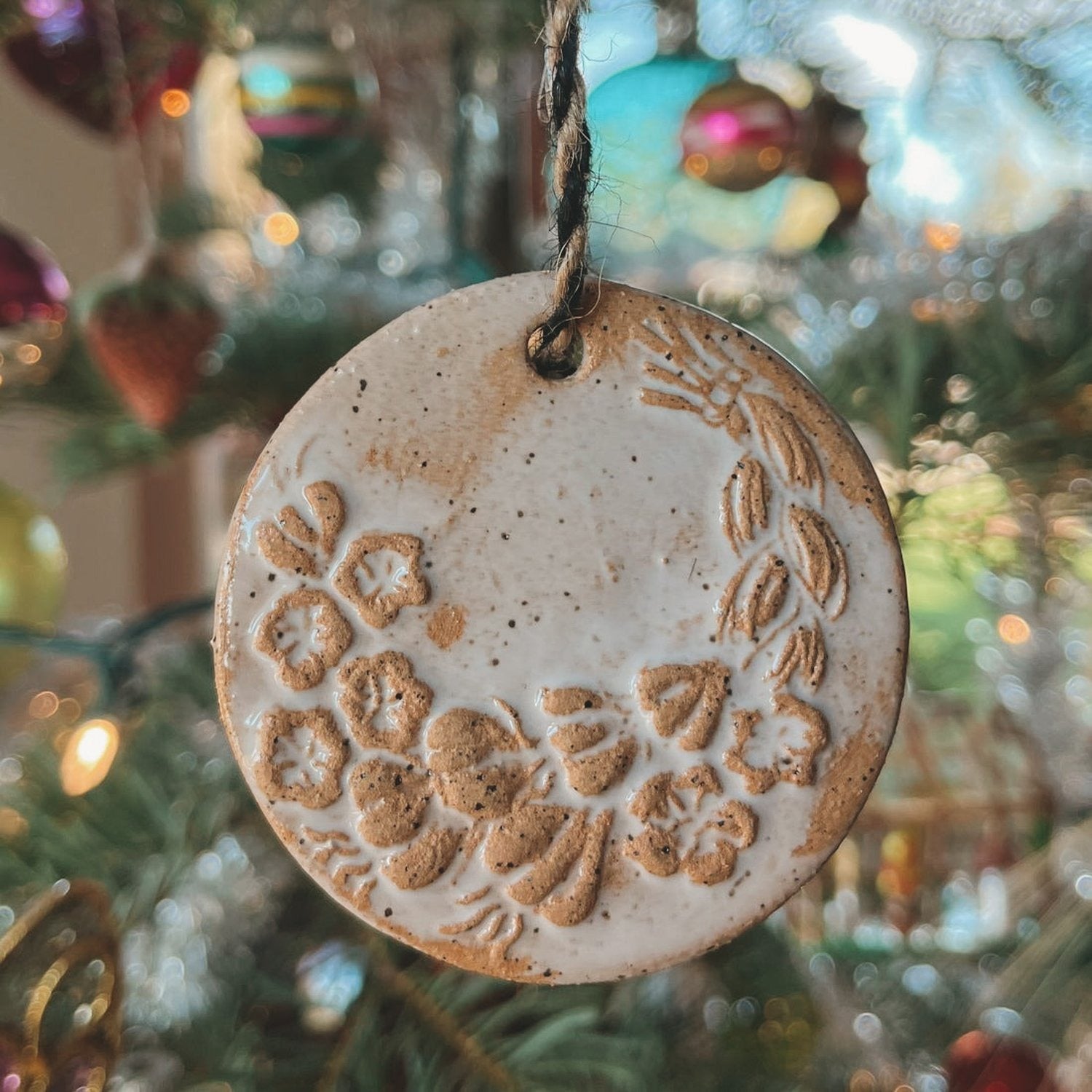 Garlic Braid Charm Ornament