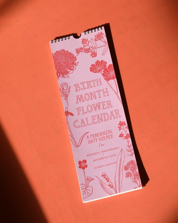 Birth Month Flower "Perennial" Calendar