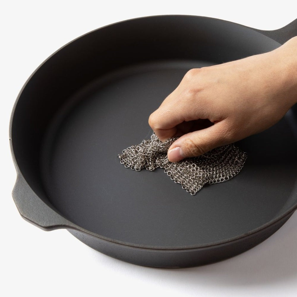Cast Iron Chainmail Scrubber